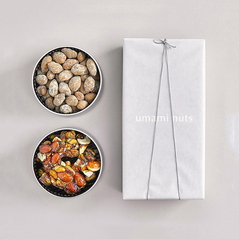 2缶セット（レモン醤油アーモンド・ナッツ3種と黒糖）