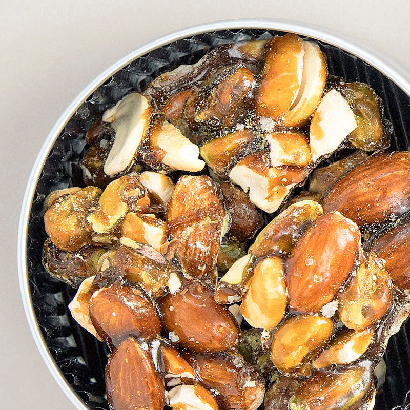 3缶セット（ ポルチーニマカダミアナッツ・ナッツ3種と黒糖・レモン醤油アーモンド）