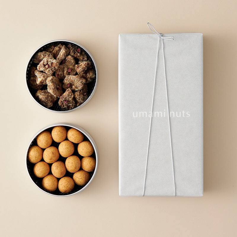 【オンラインショップ限定】2缶セット（ 赤山椒と黒糖くるみ・ポルチーニ）